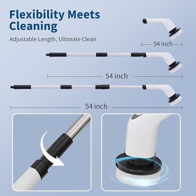 NUEVO CEPILLO DE LIMPIEZA ELÉCTRICO 7 EN 1